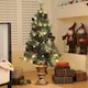 image 2 of HOMCOM 4ft Artificial Christmas Tree with 60 Warm White LED Lights