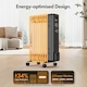 image 2 of VonHaus Oil Filled Radiator 9 Fin Portable Electric Heater