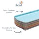 image 5 of Zeal Melamine Sandwich Serving Tray, Gingham Pattern, 25 x 13cm, Mustard