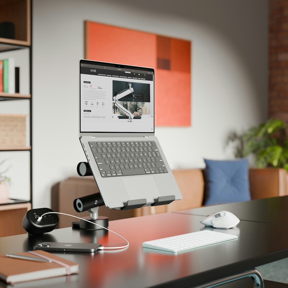 image 1 of CMD Miro Dynamic Multi Position Monitor Arm 2-9kg Black