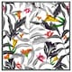 image 4 of Monochrome leaves (Picutre Frame) White | XS