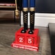 image 7 of 50cm Red Countdown Wooden Christmas Nutcracker Decoration