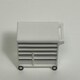 image 2 of Slot Car Trackside Scenery Roller Tool Chest Large White 1:32 Scale WASP