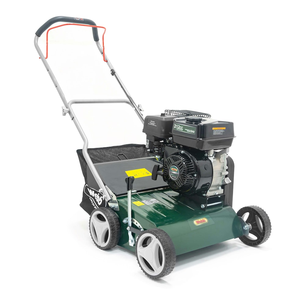 image 1 of Webb WEPS400 40cm (16") Petrol Lawn Scarifier & Raker