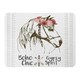 image 1 of horse with flower Chic (Blanket)