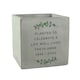 image 6 of Personalised Botanical Concrete Plant Pot Grey