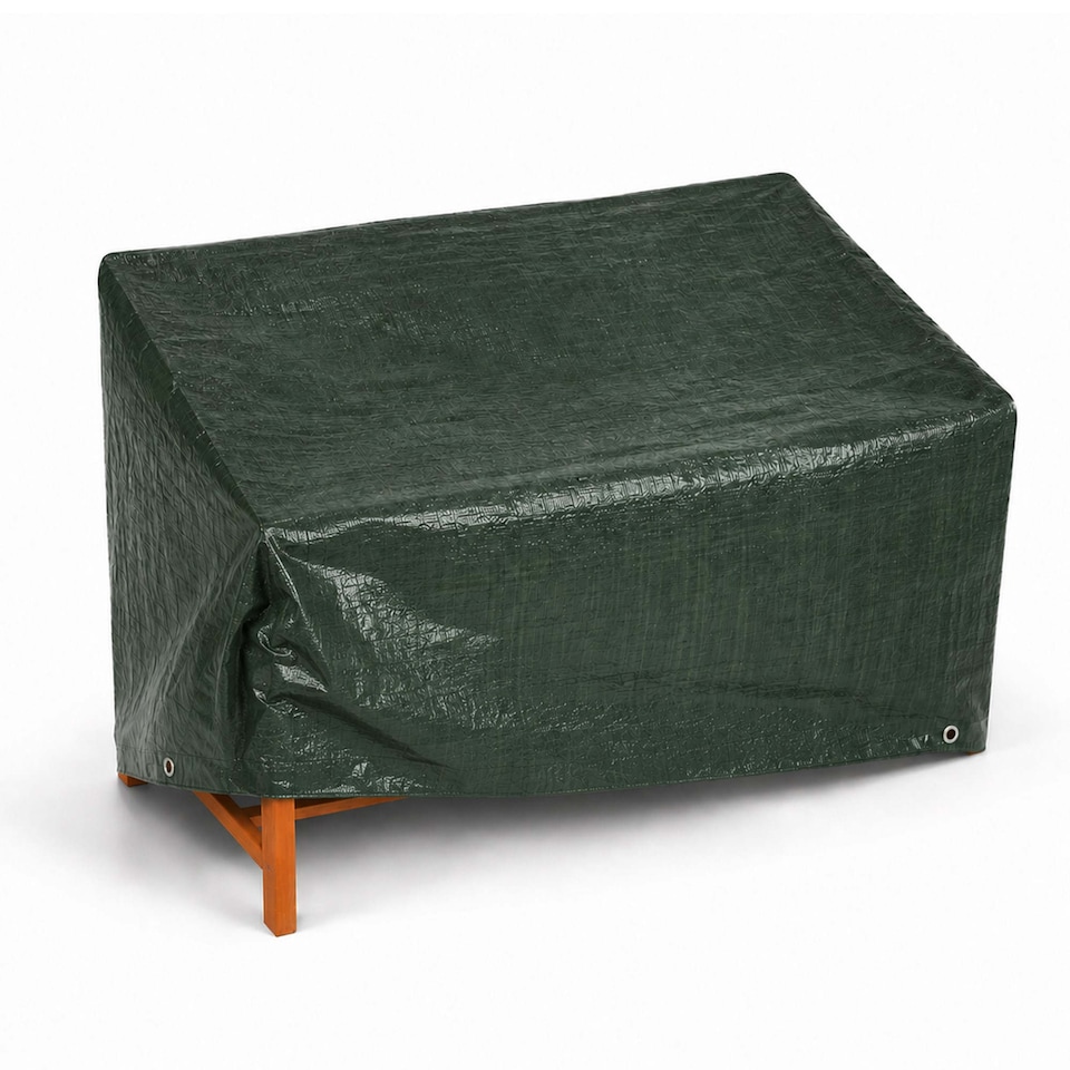image 1 of Waterproof 4ft 1.2m Garden Furniture 2 Seater Bench Seat Cover | Green