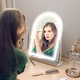 image 9 of HOMCOM LED Vanity Mirror with Lights, 43  59cm Lighted Makeup Mirror with 3 Colour, 360 Degree Rotation, Touch Screen, for Bedroom and Dressing Room, White