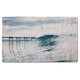 image 1 of Ocean ideal wave in ocean. Breaking blue waves Designer Bath Towel | Multi