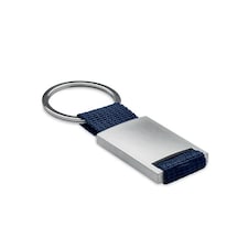 MidOcean Tech Rectangular Metal Keyring | Blue | French Navy | 1