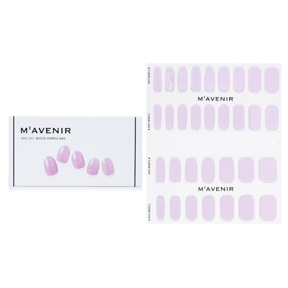 image 1 of Nail Sticker (purple) - # Mystic Purple Nail - 32pcs Purple