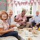 image 4 of Union Jack Flag Party Bunting 10m with 20 Pennants