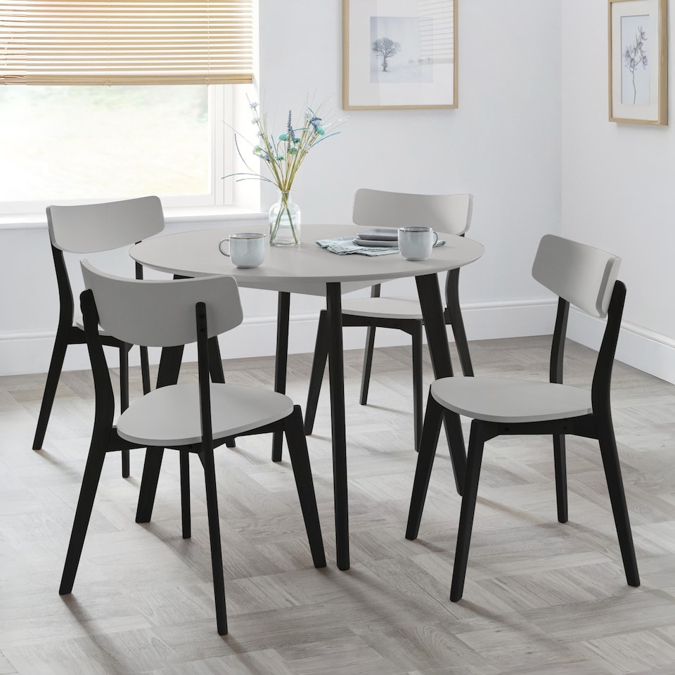 image 1 of Casa Round Dining Table - Grey/Black