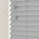 image 1 of Faux Wooden Venetian Blind, Tape 135cm x 120cm | Grey | Light Grey