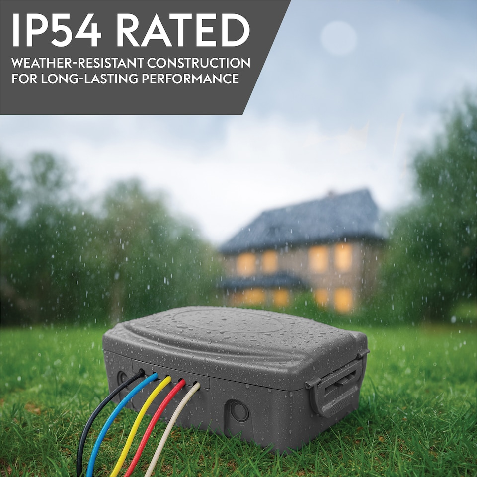 image 1 of Eagle Outdoor IP54 Rated Electrical Connection Box Black