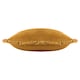 image 4 of Yard Bertie Cotton Velvet Cushion | Yellow | Saffron | 45 x 45cm | 1