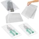 image 2 of 1500 x Clear BP1 (100mm x 135mm) Lightweight Secure Peel & Seal Bubble Pouches For Shipping Fragile Items Clear | One Size