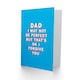 image 2 of Not Perfect But Forgive You Fun Funny Fathers Day Dad Card