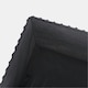 image 7 of OHS Soft Fleece Ribbed Long Rectangle Foldable Footstool Seat Storage Organiser Ottoman Black