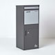 image 2 of SMART PARCEL BOX® Large Front & Rear Access Dark Grey Grey