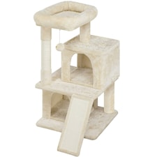 Yaheetech 92 cm Cat Tower with Double Condos Beige