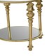 image 4 of Marcia 2 Tier Gold Finish Side Table Gold