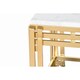image 4 of Centre Table DKD Home Decor Metal Aluminium Marble 80 x 40 x 40 cm N/A