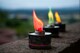 image 2 of Color Torch Outdoor Garden Citronella Candle - 1 x 330ml Red