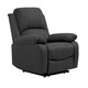 image 1 of Electric Recliner Fabric Armchair In Dark Grey