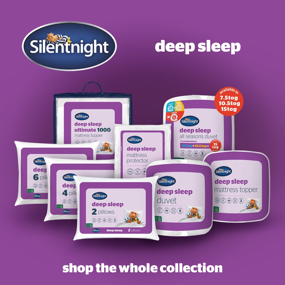 image 1 of Silentnight Deep Sleep Duvet - 10.5 Tog | White | SuperKing