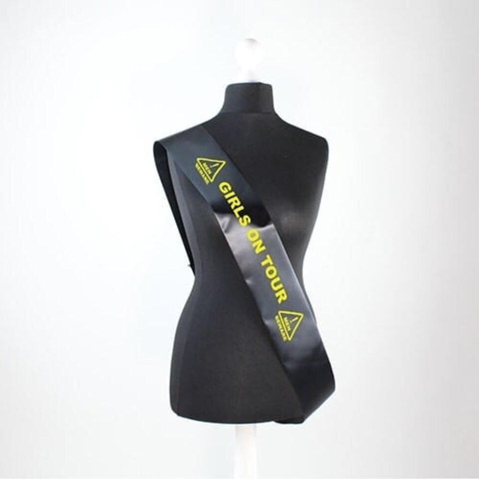 Hen Night Girls On Tour Pre-Printed Sash
