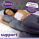 image 6 of Aamira Dark Grey Pregnancy Maternity Pillow, 140x65x20cm C Shaped Memory Foam | Grey | Grey | Standard | 1