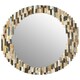 image 1 of Interiors by Premier Multi Tile Oval Wall Mirror Multi