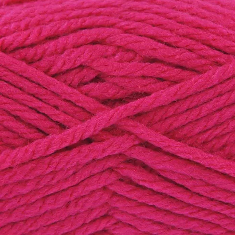 King Cole Pink Big Value Super Chunky Yarn (Value Pack 12 x 100g Balls) For Crochet, Knitting - 81m per ball