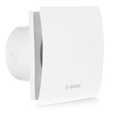 Bosch Bathroom Extractor Fan 1500 DH W 125 - for Ventilation in Bathroom and Toilet Against Moisture and Mould - With Humidistat and Timer - 125mm Diameter