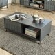 image 5 of Coffee Table 1 Drawer High Gloss Living Room Storage Furniture 1 Meter Wide White