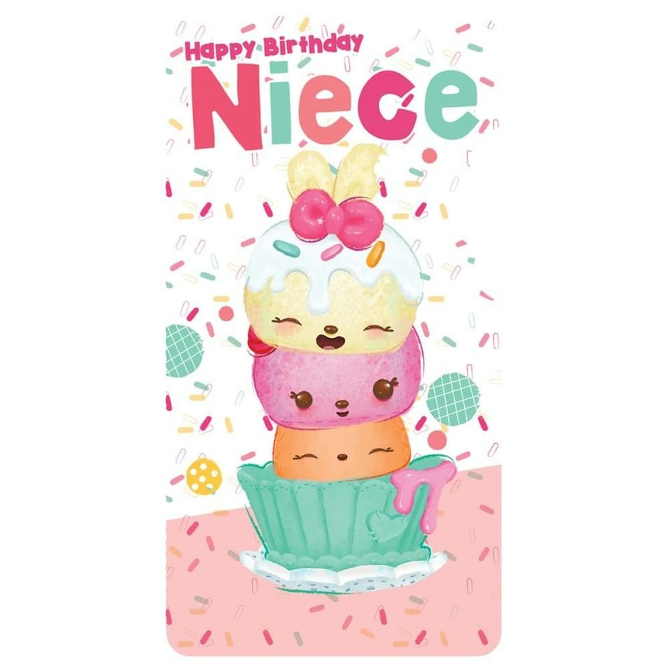 Num Noms Niece Birthday Card - Multicoloured - One Size