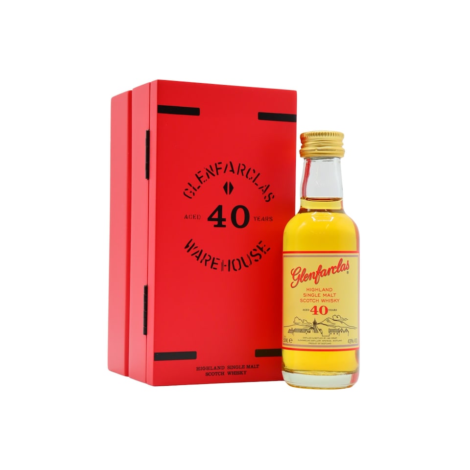 Glenfarclas - Highland Single Malt Scotch 40 year old Whisky Miniature