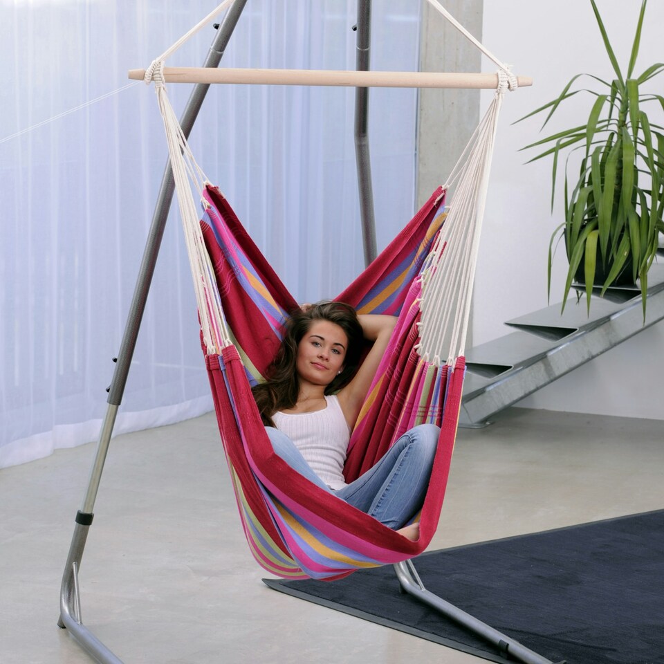 image 1 of Brasil Grenadine Hammock Chair Pink | Grenadine