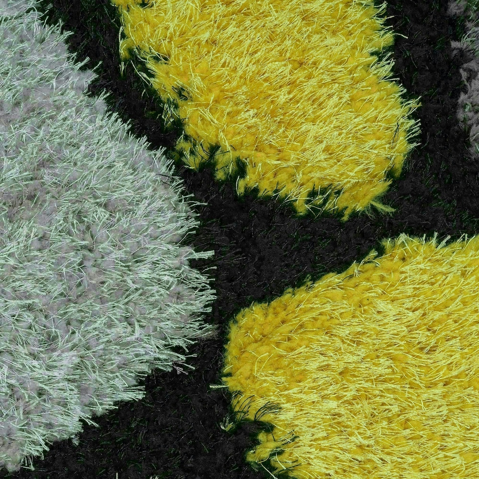 image 1 of Home Republic Pebbles Shaggy Rug - 80 x 150 Brown