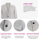 image 6 of Grey Suit Costume Grey | L