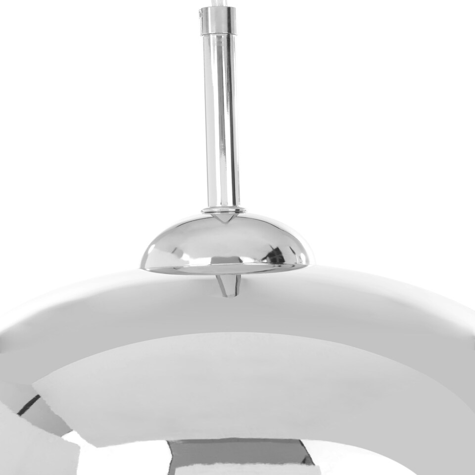 image 1 of Interiors by Premier Osborn Chrome and White Inside Pendant Light