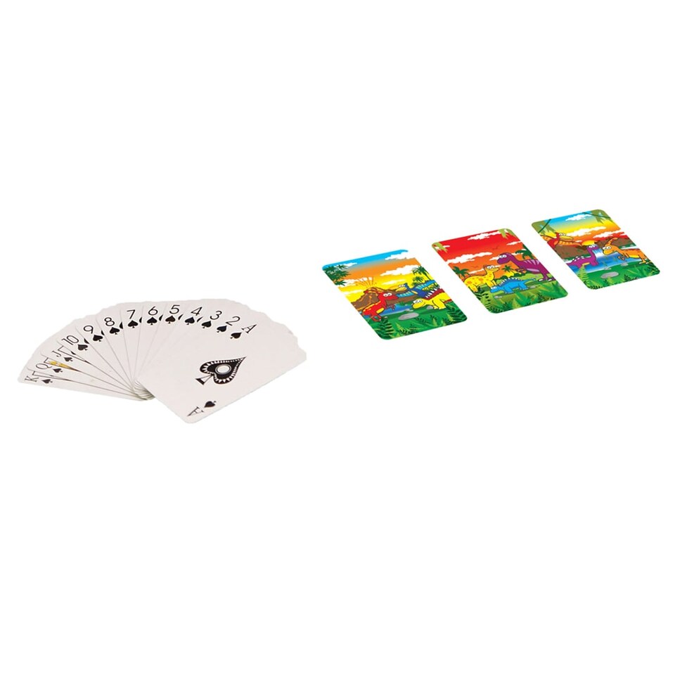 image 1 of Dinosaur Mini Playing Cards
