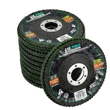60 Grit Medium Flap Disc Calcined Aluminium Sanding Wheels Discs Type 29 10pk