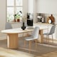 image 2 of HOMCOM Dining Chairs Set of 4 w/ Curved Back, Steel Legs, Grey Grey