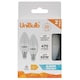 image 1 of UniBulb LED Candle E14 (SES) 470lm 4.2W 6500K (Daylight) Light Bulb - Pack of 2 | White | Daylight | 2