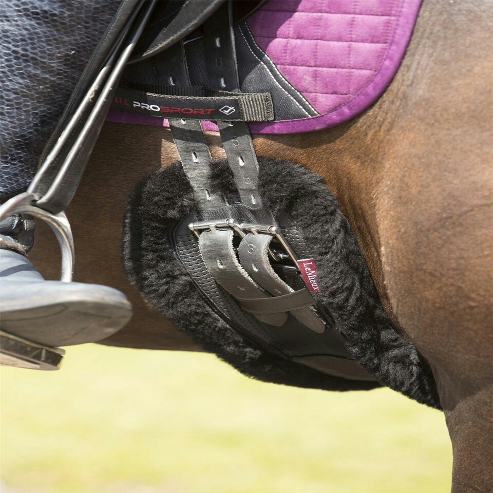 image 1 of LeMieux Integrated Dressage Girth Black | 65cm