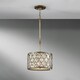 image 2 of Lucia 1 Light Ceiling Cylindrical Pendant Polished Silver, E27