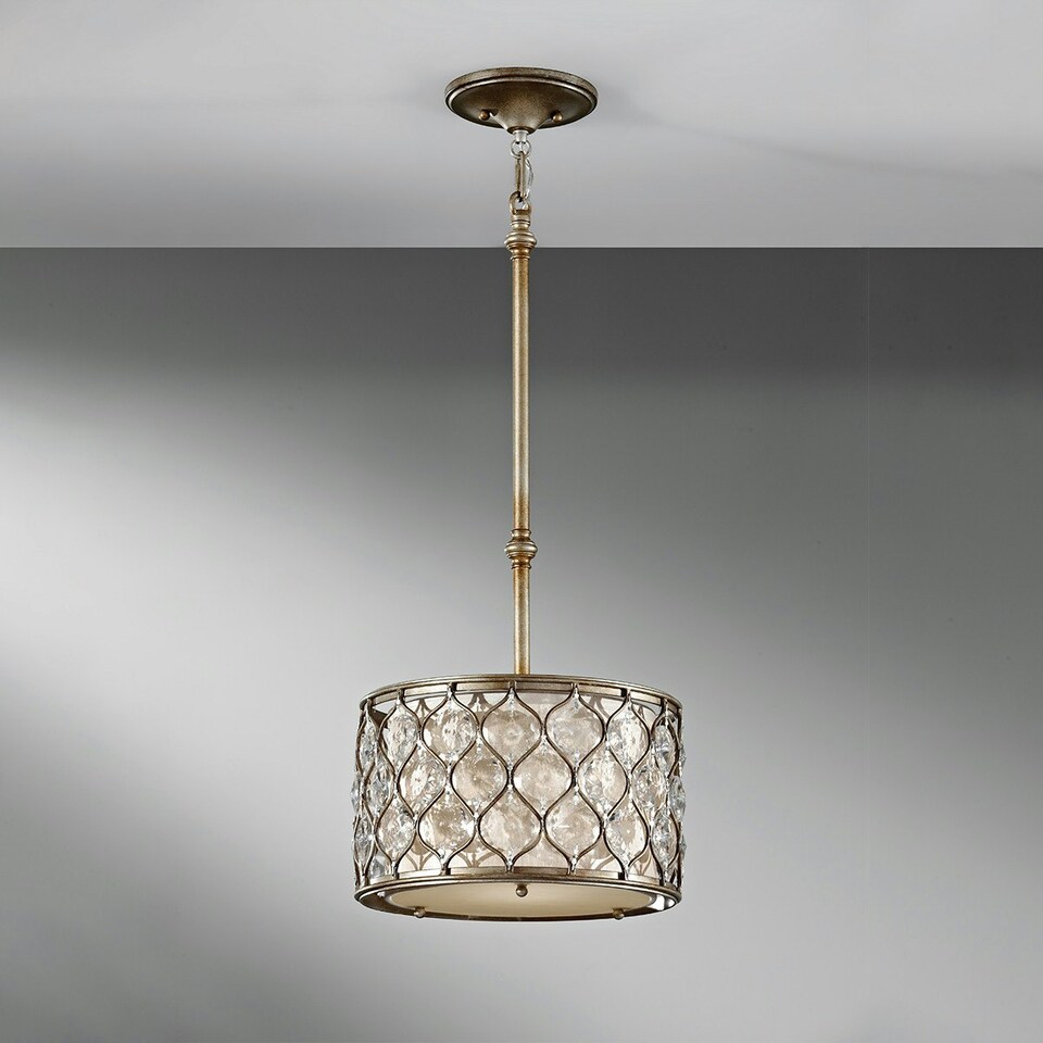 image 1 of Lucia 1 Light Ceiling Cylindrical Pendant Polished Silver, E27