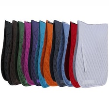 Rhinegold Cotton Quilted Saddle Cloth White | Size: Full
Colour: White